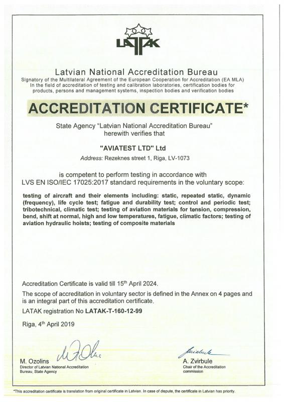 Certificates
